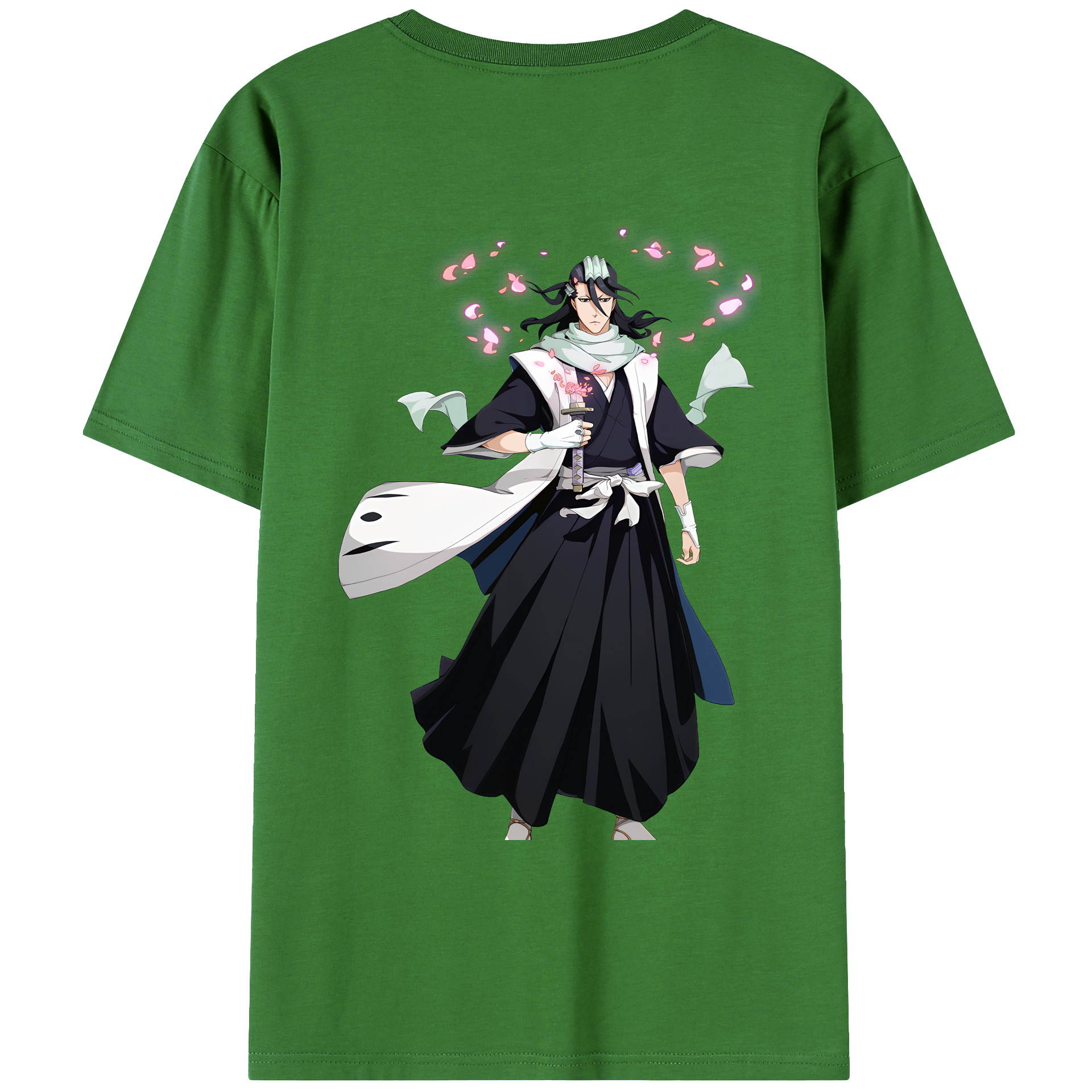 （画像用） ブリーチ くちき びゃくや BLEACH Kuchiki Byakuya レディース半袖Tシャツ(バックプリント)